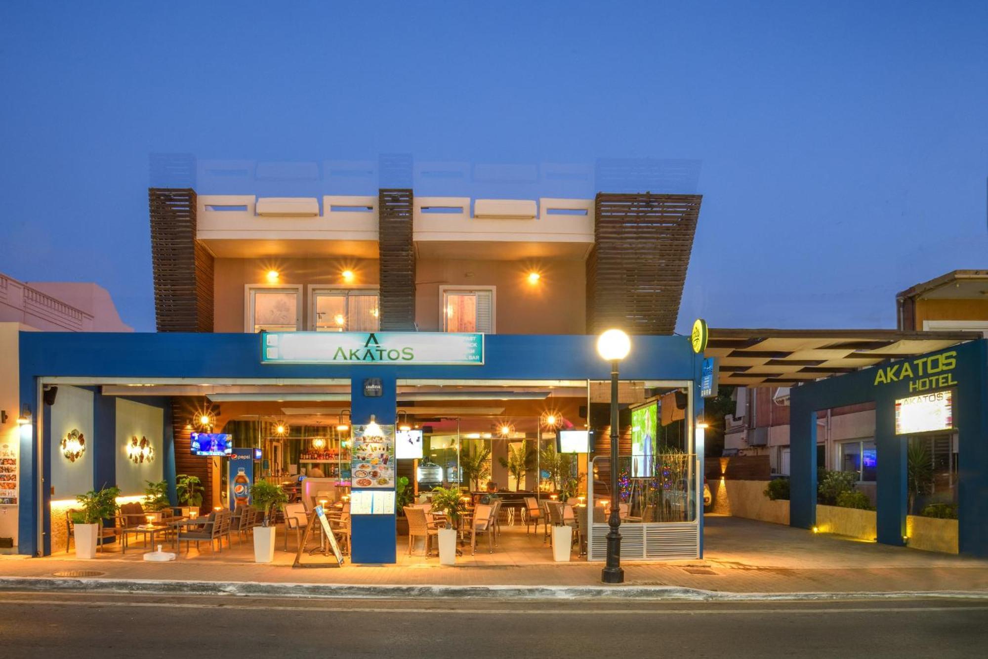 Akatos Hotel Agia Marina Eksteriør billede
